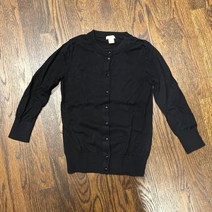 Black cardigan